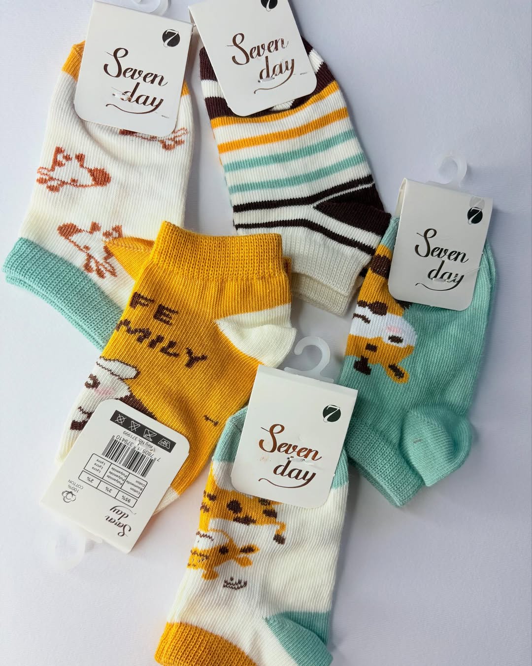 جوراب بچه گانه طرح دار سایز ۱ و ۳